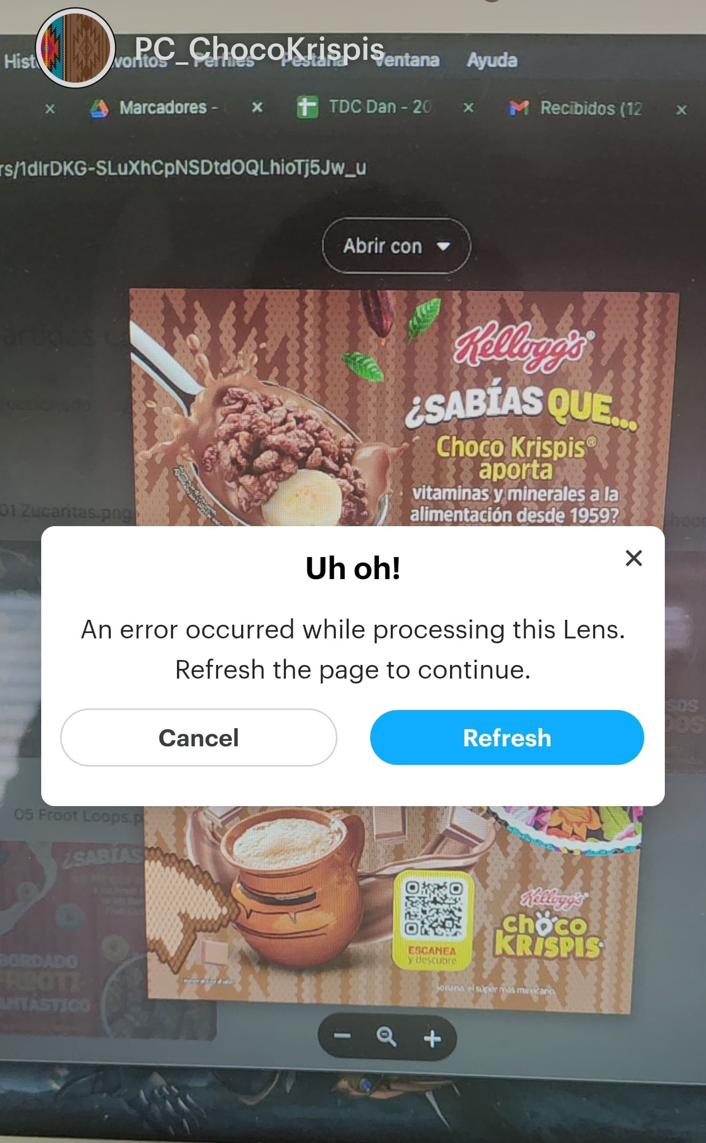 Error GLTF