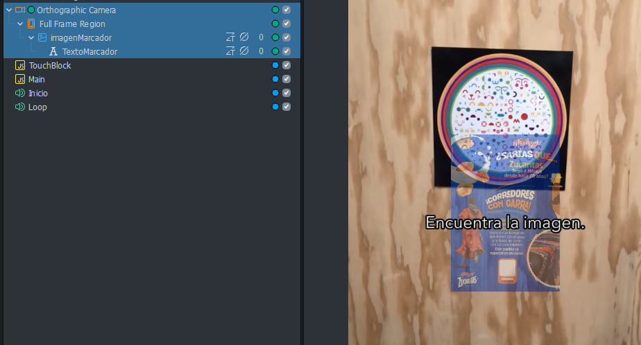 Instrucción del marcador