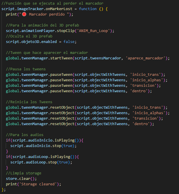 Script al perder el marcador